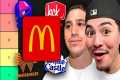 Drunk Fast Food Tier List