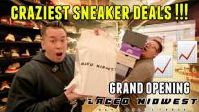 CRAZIEST SNEAKER DEAL EVER !!! DID I WIN OR LOSE ?? SNEAKER SHOPPING AT LACEDMIDWEST INDIANA