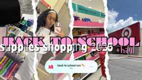 BACK TO SCHOOL SUPPLY SHOPPING ‘25🛍️📓 II freshman year edition!! target, haul II