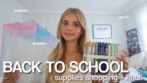 BACK TO SCHOOL SUPPLIES SHOPPING + haul 🖊️📚🏫