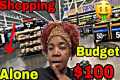 SHOPPING ON A BUDGET $100 AT 7 AM