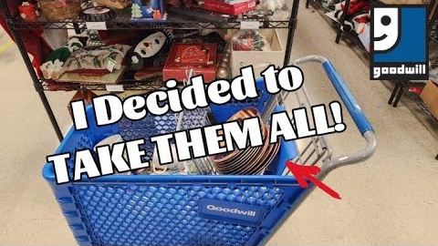 I Decided to Take Them All! - Shop Along With Me - Goodwill Thrift Store