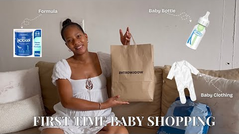 PREGNANCY VLOG | BABY SHOPPING HAUL 🍼*first time mom*