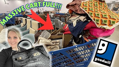 The Goodwill BINS Was 💥FULL💥! Fill My Cart With Me IN Portland +BONUS Goodwill HAUL WORTH $1,000+++