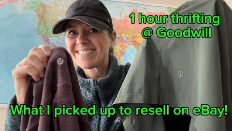 Thrift Haul: 1 hour shopping at Goodwill to resell on eBay #thrifthaul 