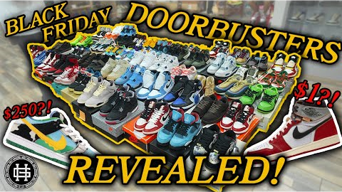BLACK FRIDAY SNEAKER DEALS! UNIONS FOR $1????