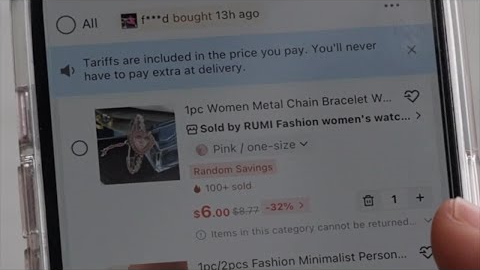 Online shoppers feel the impact of tariffs on popular apps like Shein and Temu