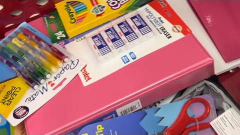 BACK TO SCHOOL SUPPLIES SHOPPING (HAUL) 