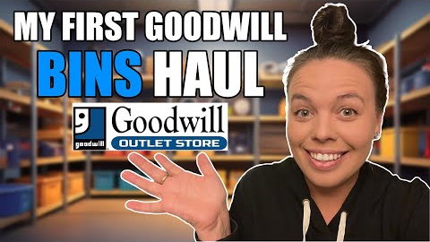 My First Goodwill Outlet Bins Haul as a Reseller on EBay 