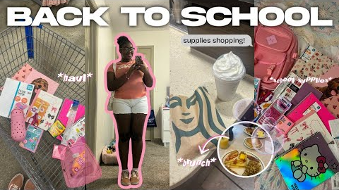 BACK TO SCHOOL SUPPLIES SHOPPING + HAUL 2025 ★ | *Junior Year* 📚✏️