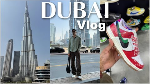 Sneaker Shopping in the BIGGEST mall on Earth - Dubai Shopping Vlog
