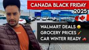 🇨🇦 Canada Black Friday 2025 Vlog - Walmart Deals, Groceries & Car Winter Ready 🥶