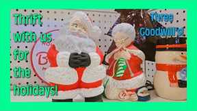 THRIFT WITH US at 3 GOODWILL STORES for Vintage Holiday!