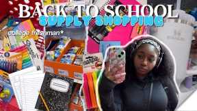 BACK TO SCHOOL SUPPLIES SHOPPING + HAUL 2025 📓| COLLEGE FRESHMAN EDITION