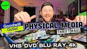 Physical Media Mania! • Goodwill Outlet Bins Shopping • POV Thrifting