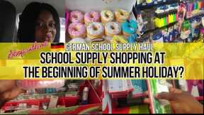 SCHOOL SUPPLY HAUL | SHOPPING FOR GERMAN GRUNDSCHULE | SUMMER SCHOOL SUPPLIES | SHOP WITH ME