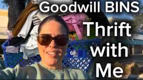 Thrift with me at the GOODWILL BINS *where you pay by the pound*