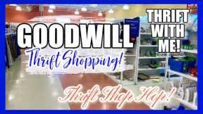 GOODWILL THRIFT WITH ME & THRIFT HAUL! Home Decor & Vintage Thrifting ** Thrift Shop Hop!