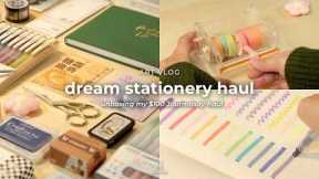 My 7-year-old self would not believe this huge stationery haul 😍 | ft. Journalsay |  Art vlog ASMR