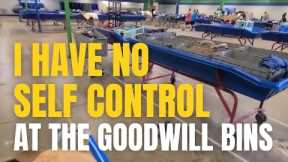 I have no self control at Goodwill Outlet bins • thrift with me • thrifted and styled home decor