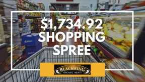 Shopping Spree - $1,734.92 Organic Produce for FREE