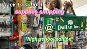 BACK TO SCHOOL SUPPLIES SHOPPING @ DOLLAR TREE