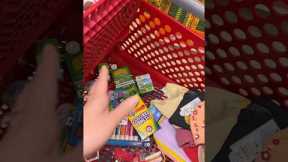 Back to school shopping in July ✏️🚌🎯 #targethaul #backtoschool #backtoschoolshopping