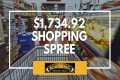 Shopping Spree - $1,734.92 Organic