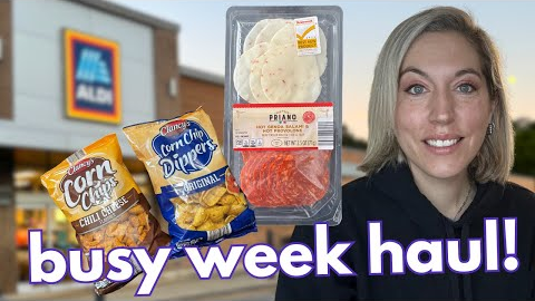 Shop with me at Aldi - family haul and meals