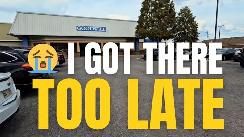 😭I walked in a few minutes too late to the Goodwill Outlet bins • thrift with me for resale