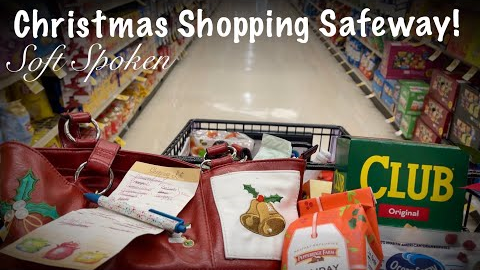 Christmas at Safeway! (Soft Spoken version) Holiday Grocery Shopping ASMR!