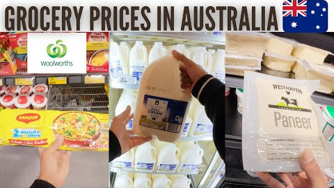 GROCERY PRICES IN AUSTRALIA | INDIAN GROCERY | DAIRY | VEGGIES | WOOLWORTHS | INDIANS IN AUSTRALIA