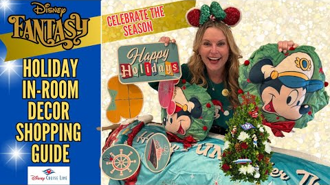 Holiday Disney Cruise Line In-Room Gift Shopping Guide |Very Merrytime Cruise| Concierge Royal Suite