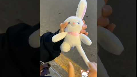 Rabbit Plush 🐰 🥹 | Plush Toys for Kids | Plush Toy | #plushtoys #cutetoys #shorts #giftforkids