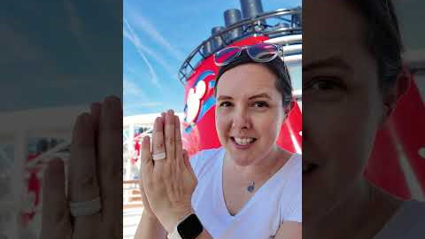 Can you do this trick? Disney gave us free tickets #disneytreasure #DisneyCruiseLine