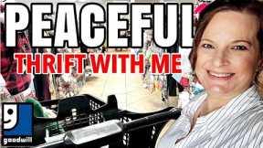 A Peaceful GOODWILL Thrift With Me | Slow, Cozy Thrift Store Shopping