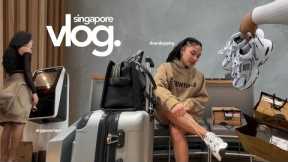SINGAPORE VLOG 🛒 last minute sneaker shopping, new balance & air jordan unboxing + singapore haul