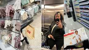 Baby shopping haul | introvert pregnant wife| nest with me | newborn essentials haul |