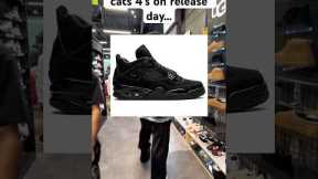 Trying to find Black cat Jordan 4’s on release day… #sneaker #shoes