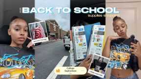 Back To School Supplies Shopping + Haul 2025| College Essentials !! 