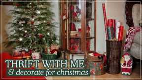 GOODWILL THRIFTING & DECORATING FOR CHRISTMAS 2025 | Thrift Shopping For Vintage Home Decor
