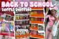 BACK TO SCHOOL SUPPLIES SHOPPING +