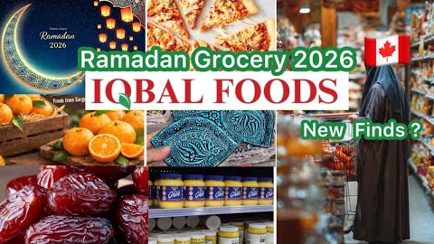Ramadan Preparations | Grocery Shopping In Extreme Cold | Sargodha Kay🍊| New Finds at Iqbal Foods 🇨🇦