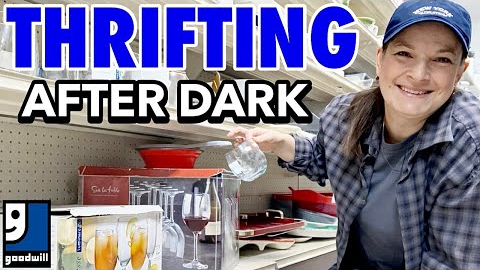 After Dark at Goodwill 😳 | Thrift With Me + Haul