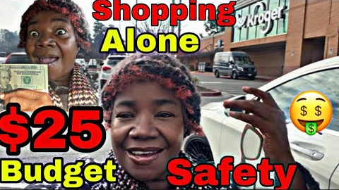 SHOPPING ALONE DISABLED ON A $25 BUDGET IN MY GOODWILL CLOTHES + SAFETY TIPS 