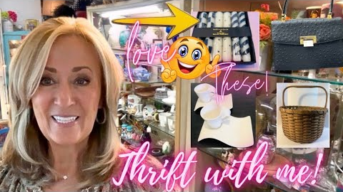 did WE just do a GOODWILL THRIFT HAUL right in the middle of the store? Yes, yes WE DID!