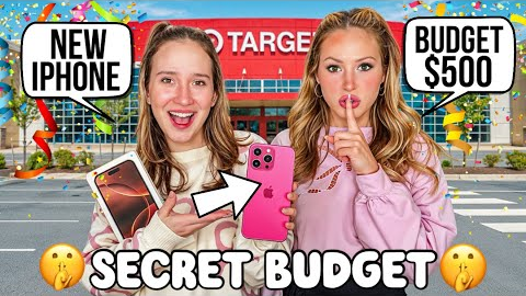 SECRET BUDGET BIRTHDAY SHOPPING CHALLENGE AT TARGET 🤑🎯🤫