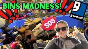 The Bins Were💥CHAOS💥! Come Thrift With Me At Goodwill Outlet! SOO Many SHOES Today! +HAUL