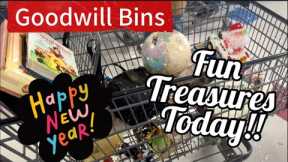Spent New Years Eve at the Goodwill Bins | THRIFT WITH ME .. + Bonus Thrift Store Haul from 3 Shops!