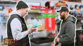 NONSTOP CLOSET HEAT WALKING IN THE SHOP! INSANE SNEAKER DEALS AND HE BOUGHT US LUNCH!! TSKTVEP41